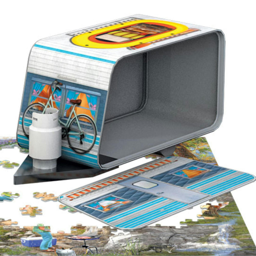 Camping Trailer Tin - 550 PC Puzzle