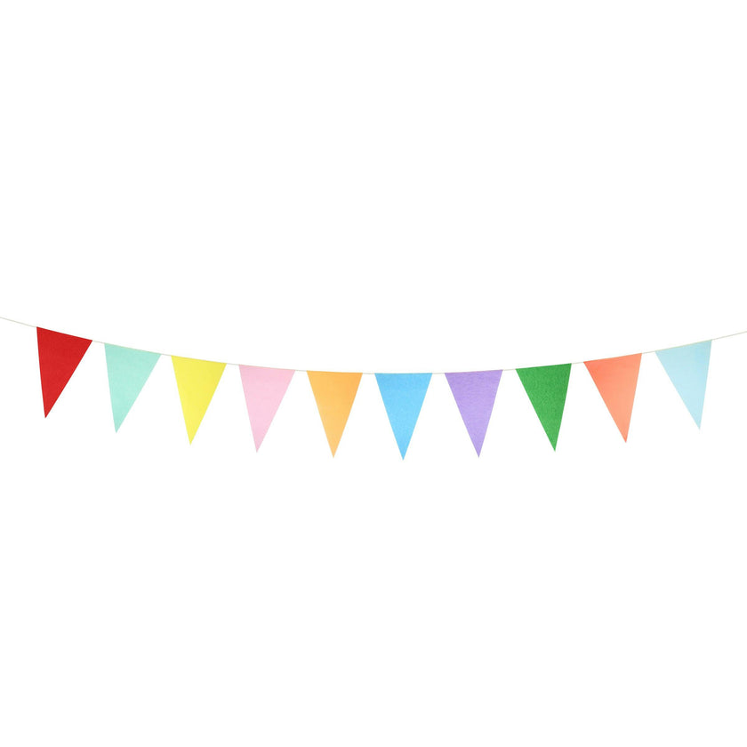 Bright Tissue Flag Garland Set