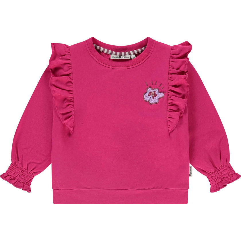 Flutter Sleeve Sweatshirt