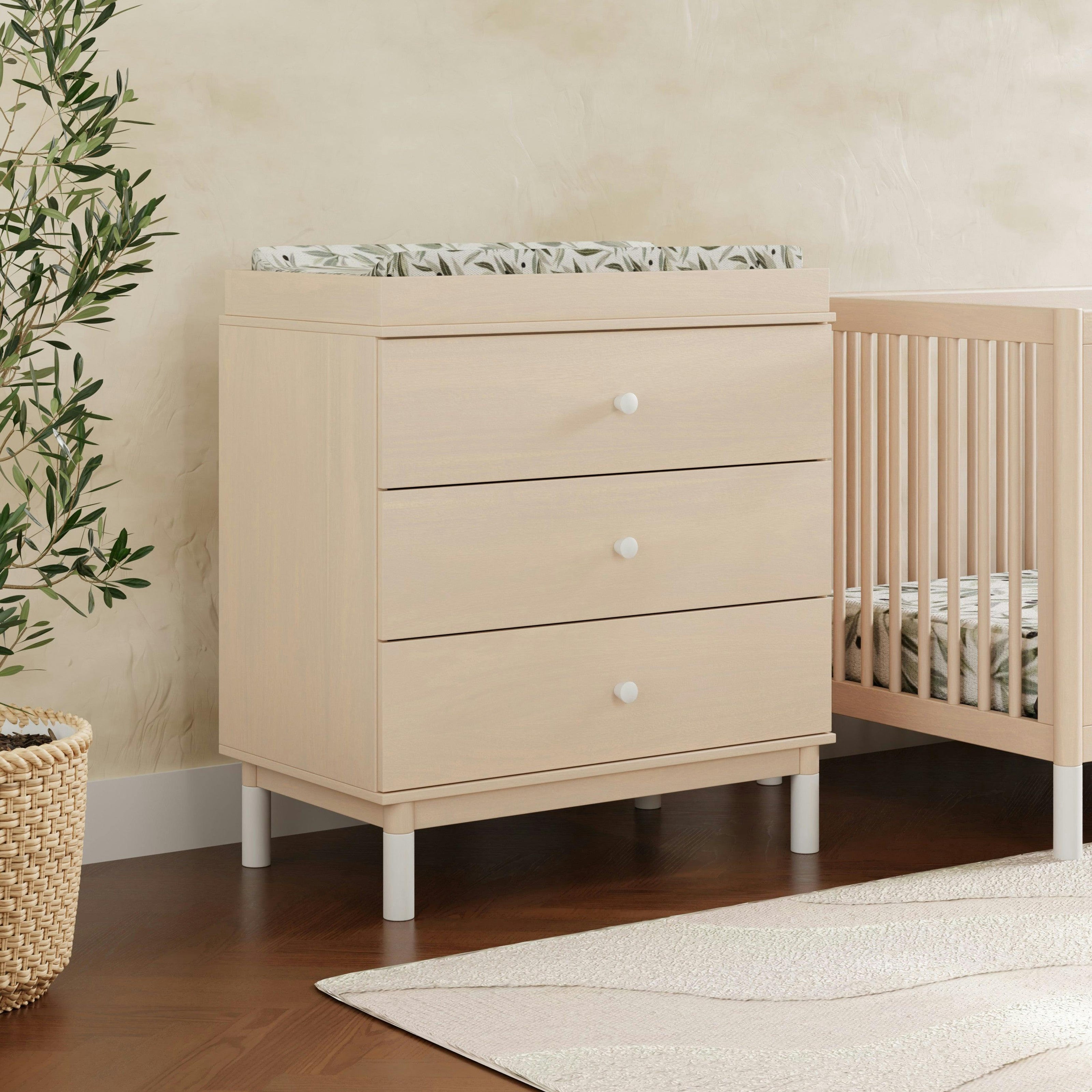 Babyletto Gelato 3-Drawer Compact Changer Dresser with Removable Changing Tray (34