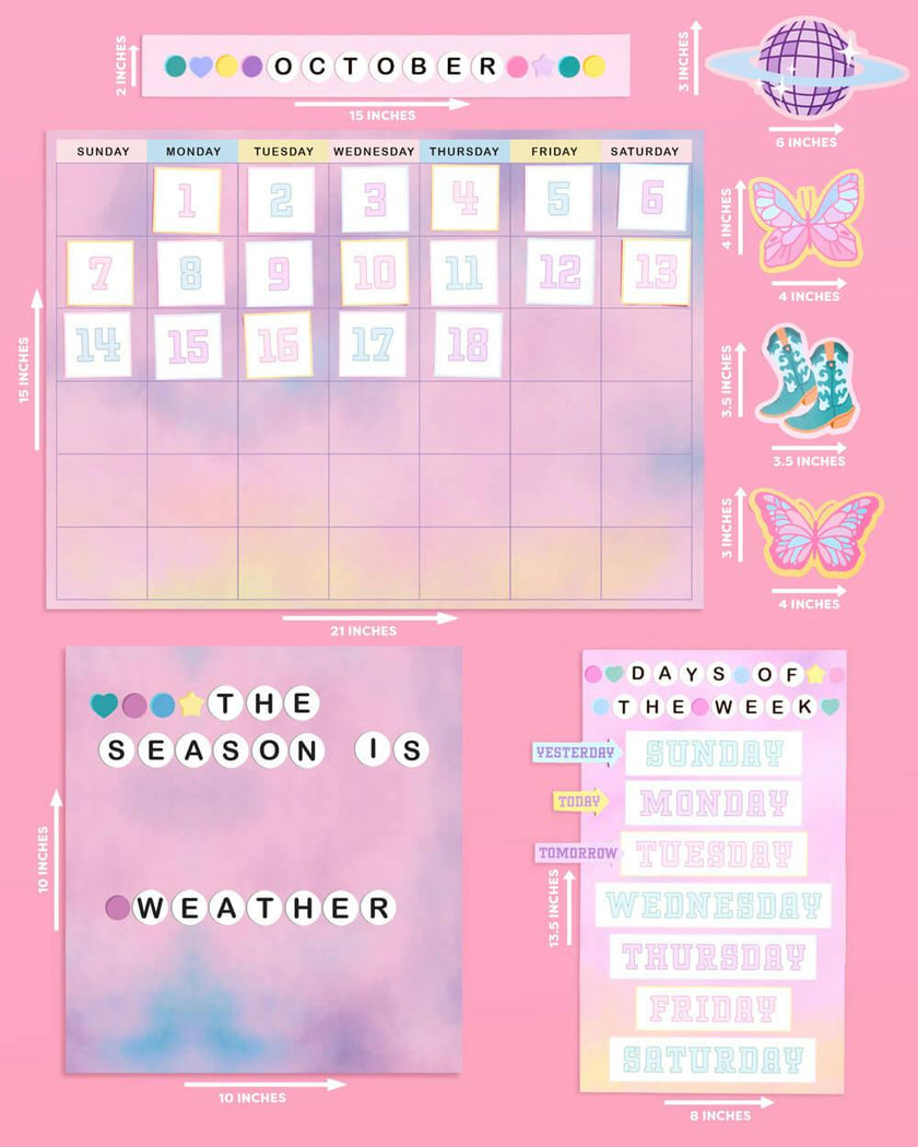 Eras Calendar Set - 79pc calendar set
