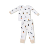 Sporty Puppies - Long Sleeve Loungewear Set