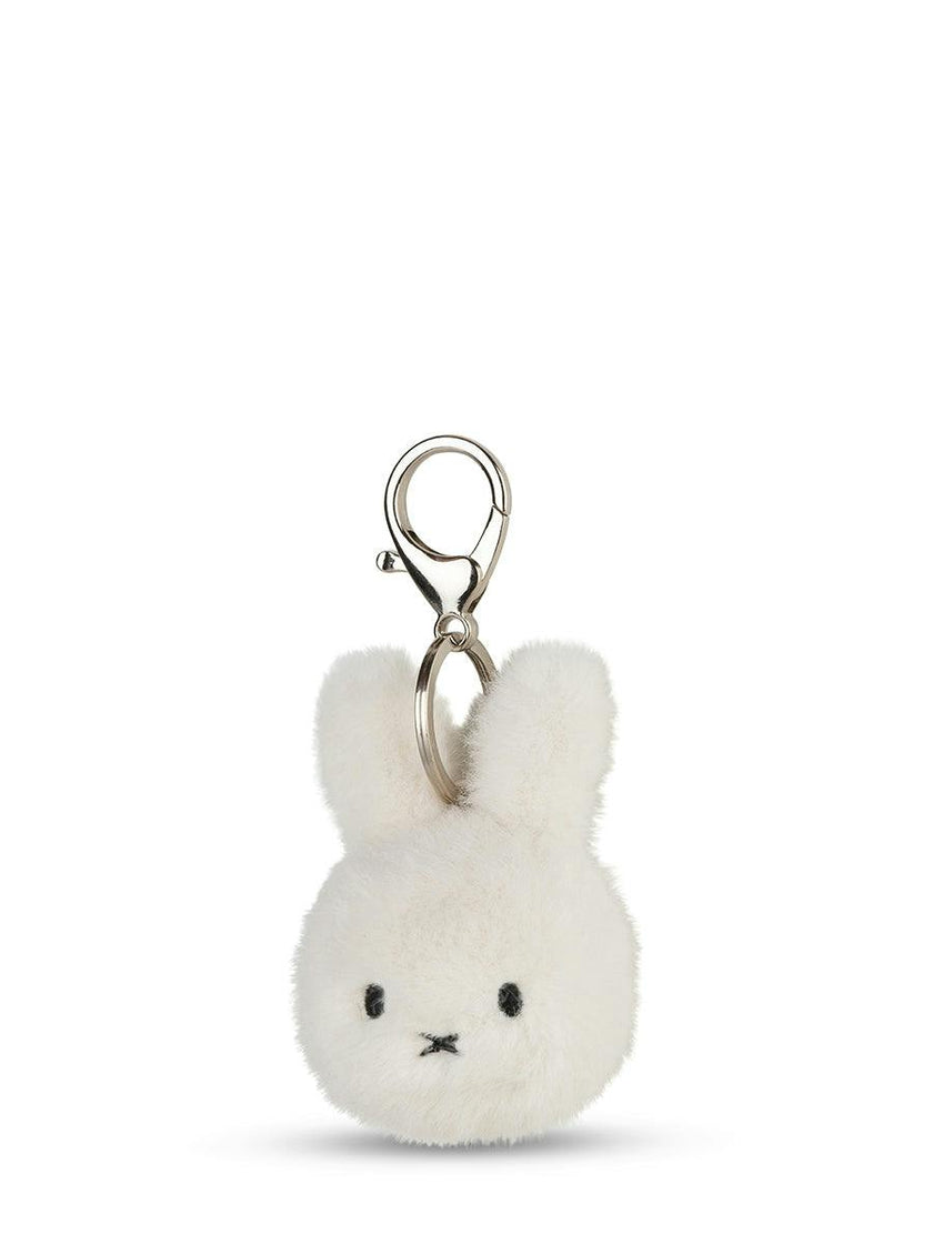 Miffy ECO Fuzzy Keychain Offwhite - 3"