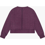 Tenly Hacci Jersey Cropped Split Neck Tunic