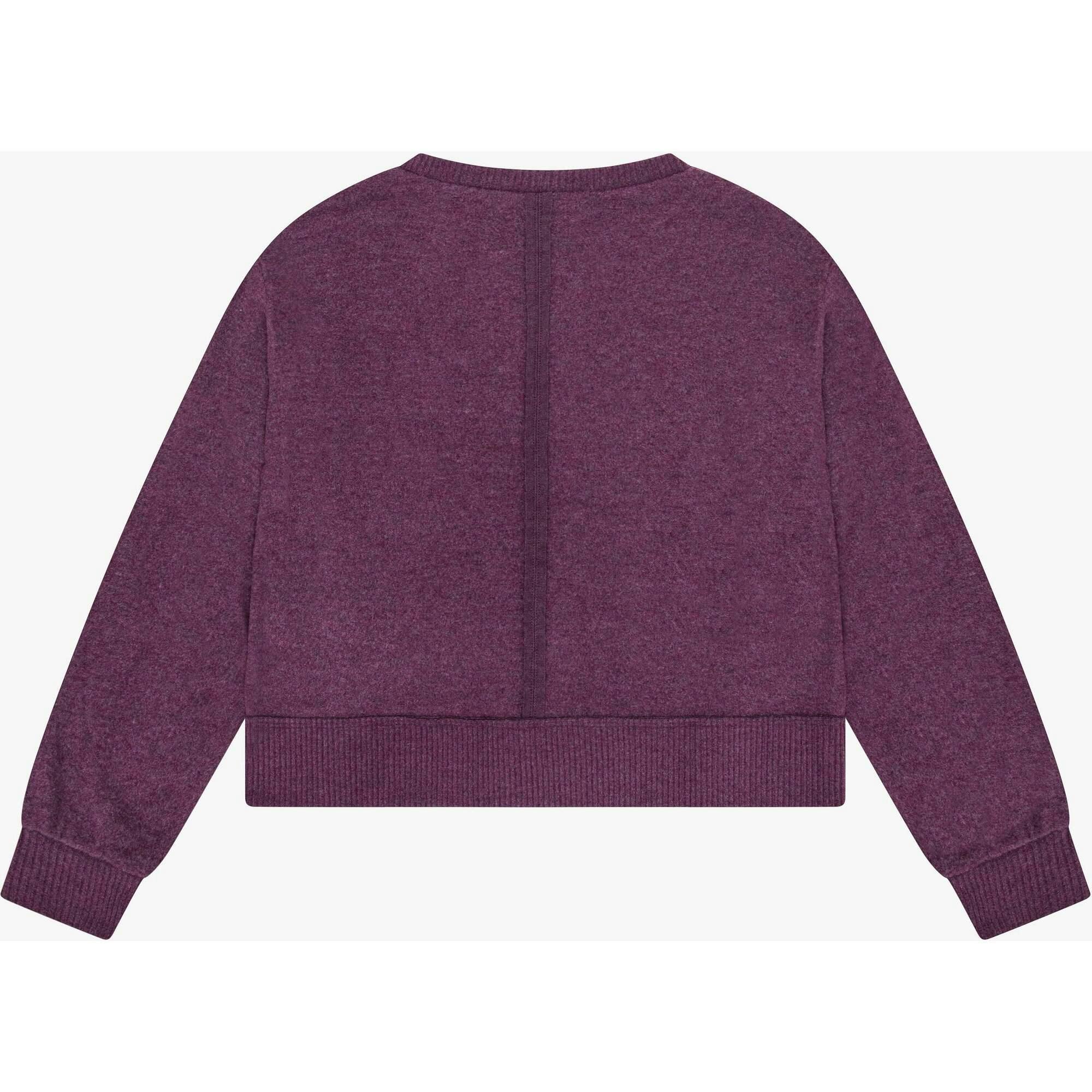 Tenly Hacci Jersey Cropped Split Neck Tunic