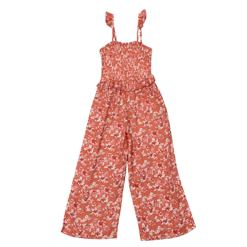 Tank Smocked Jumpsuit Evelyn Vine Floral
