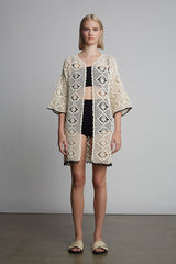 VIOLET CROCHET COVER UP | IVORY