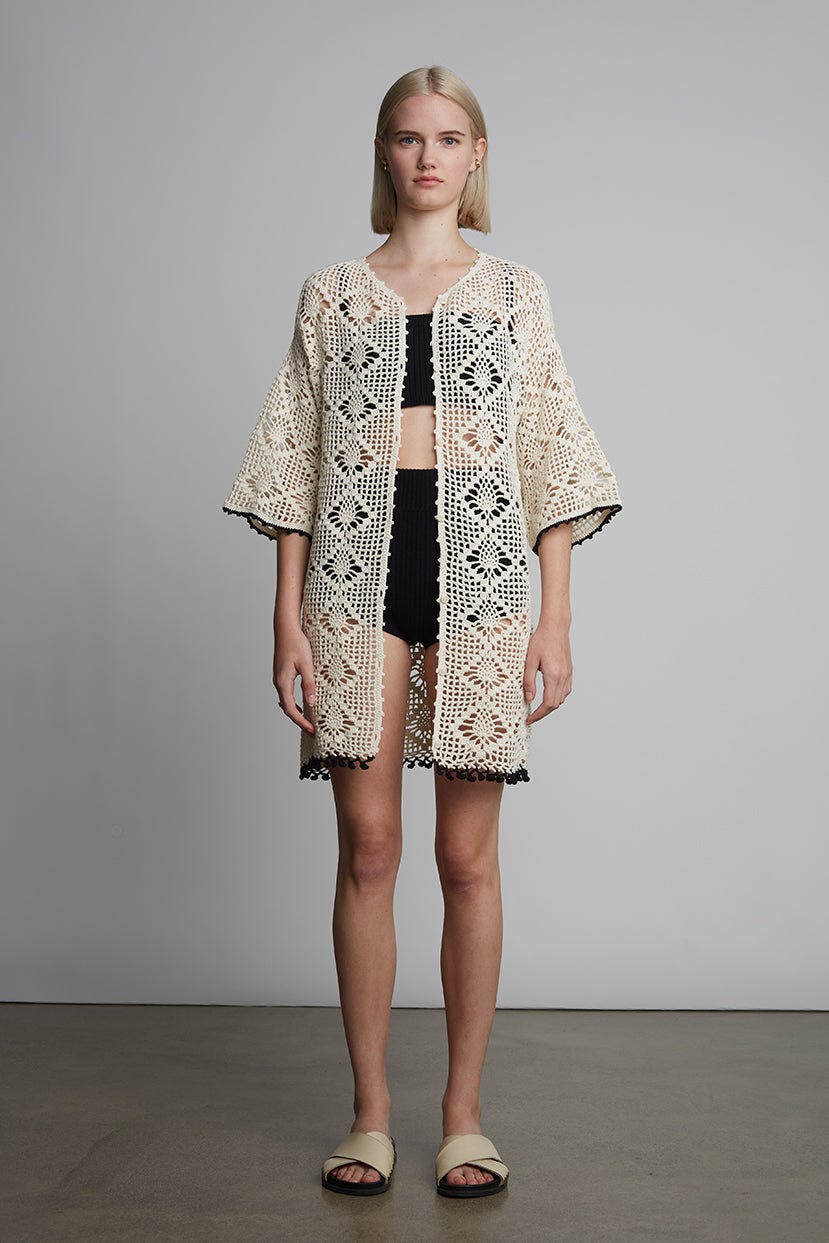VIOLET CROCHET COVER UP | IVORY