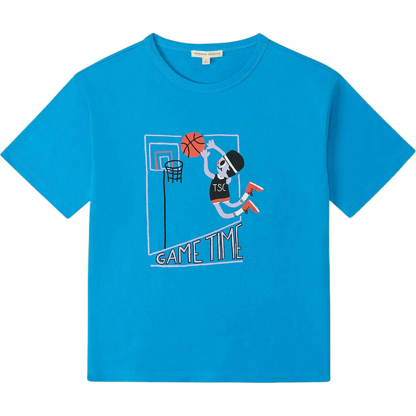 Organic Weekend Tee in Bodega Blue