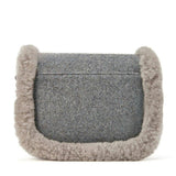 Shae Wool Crossbody Buckled Bag