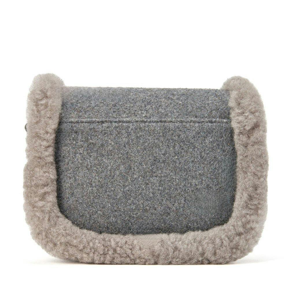 Shae Wool Crossbody Buckled Bag