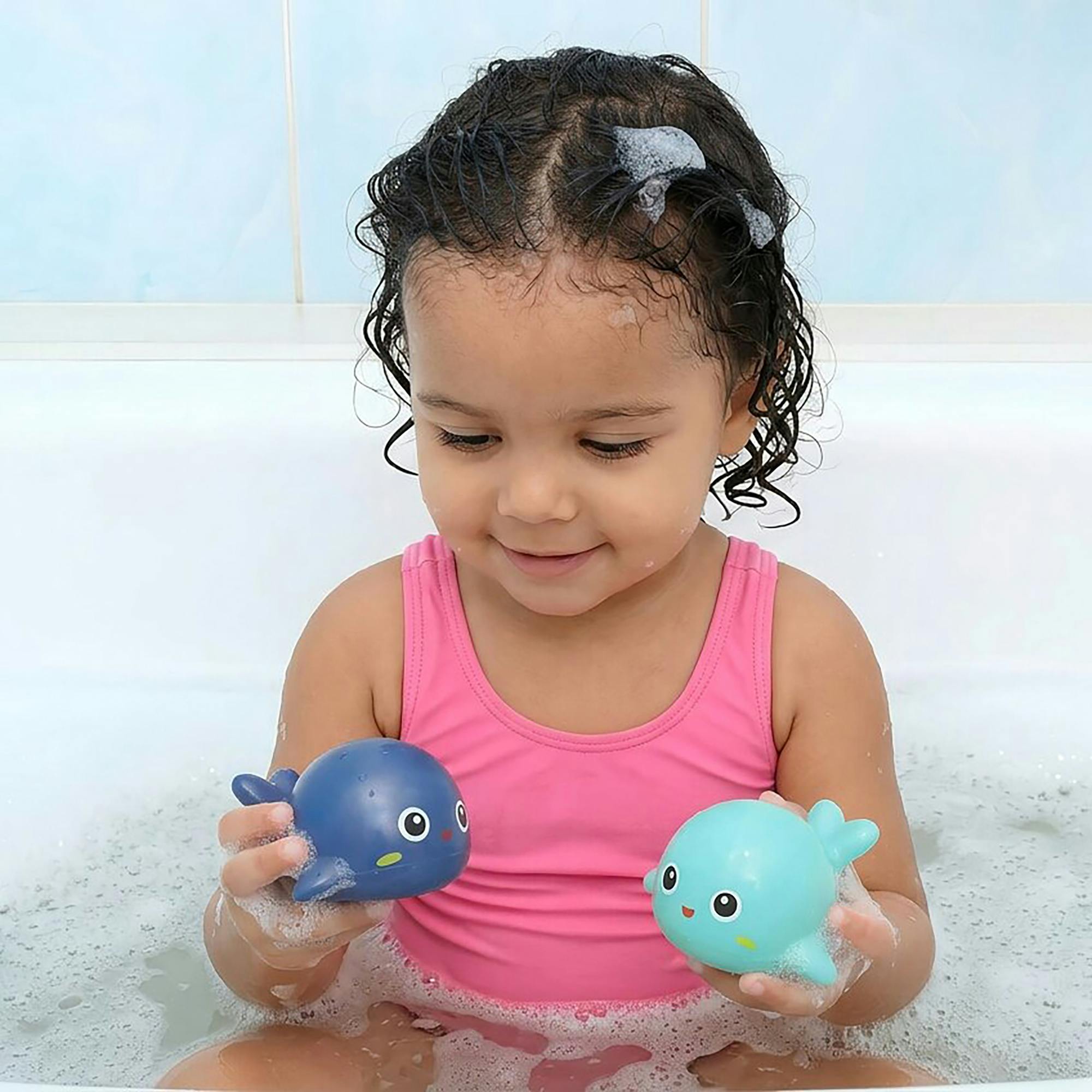 Bath Time: Wind-Up Whales