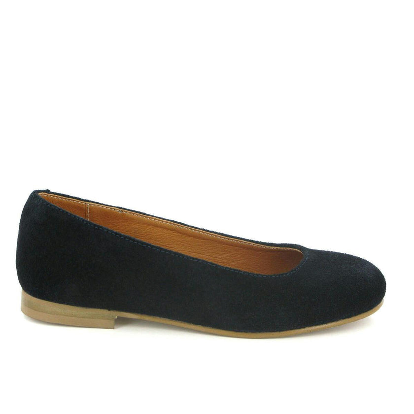 Suede Ballerinas, Dark Blue