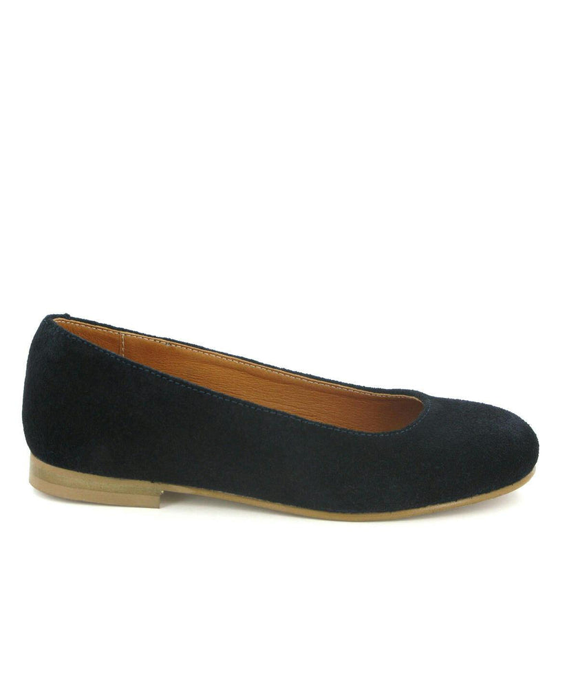 Suede Ballerinas, Dark Blue