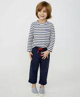 Bowie Pant, Navy with Red Drawcord