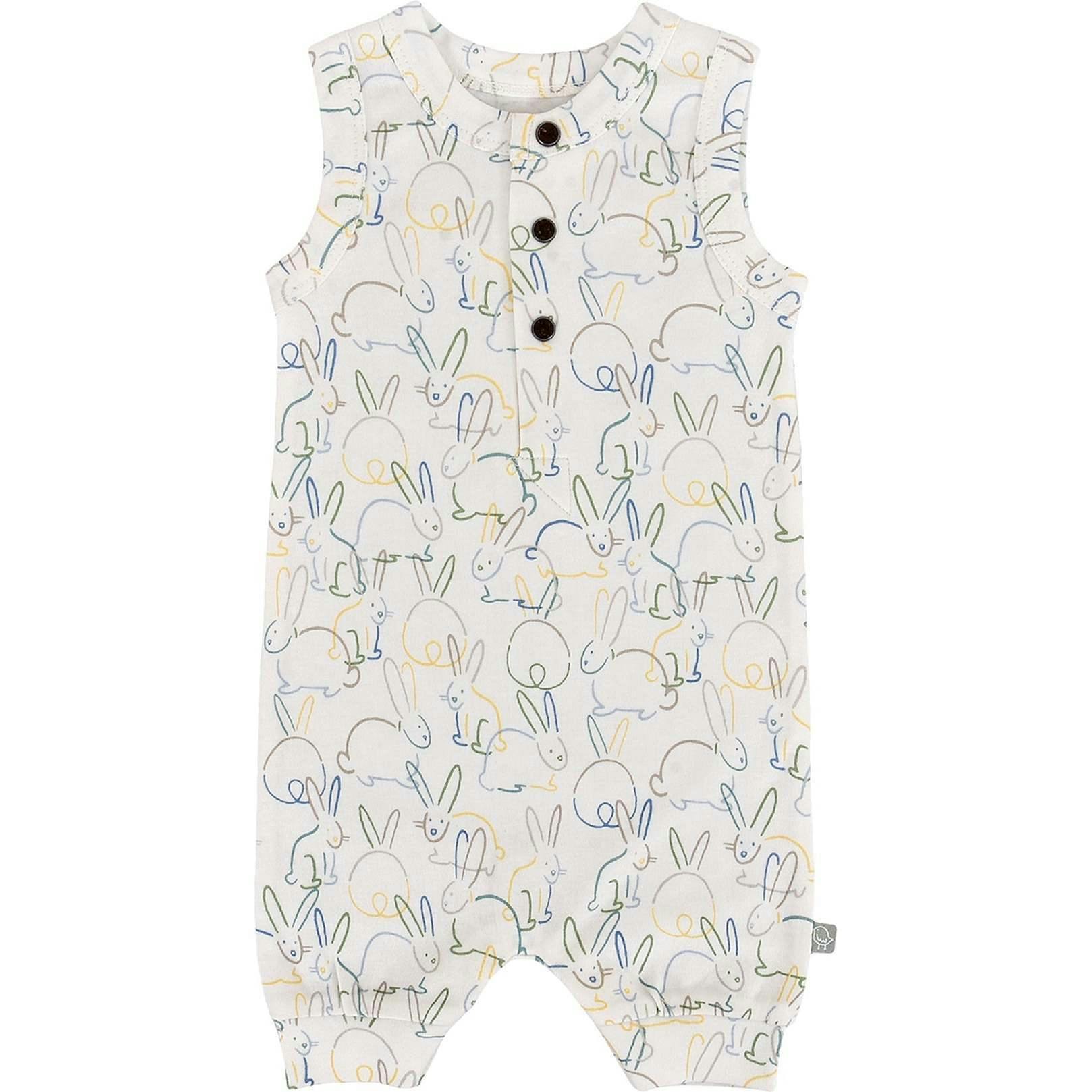 tank romper | bunnies