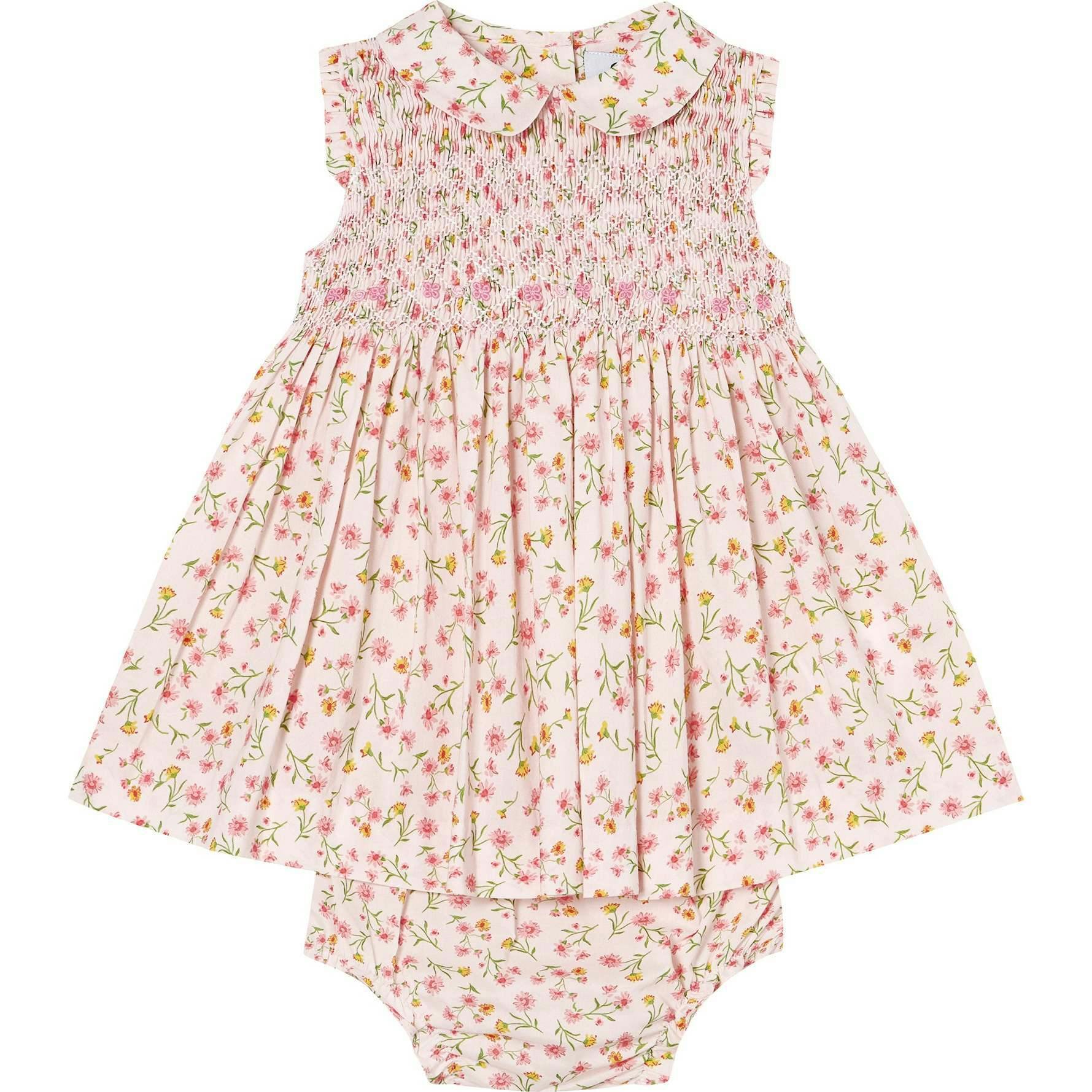Hand-Smocked Baby Dress - Lottie