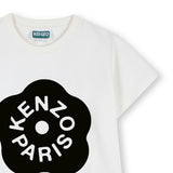 White Kenzo Logo Dress