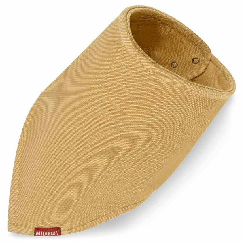 Rust Denim Three-Layer Kerchief Bib