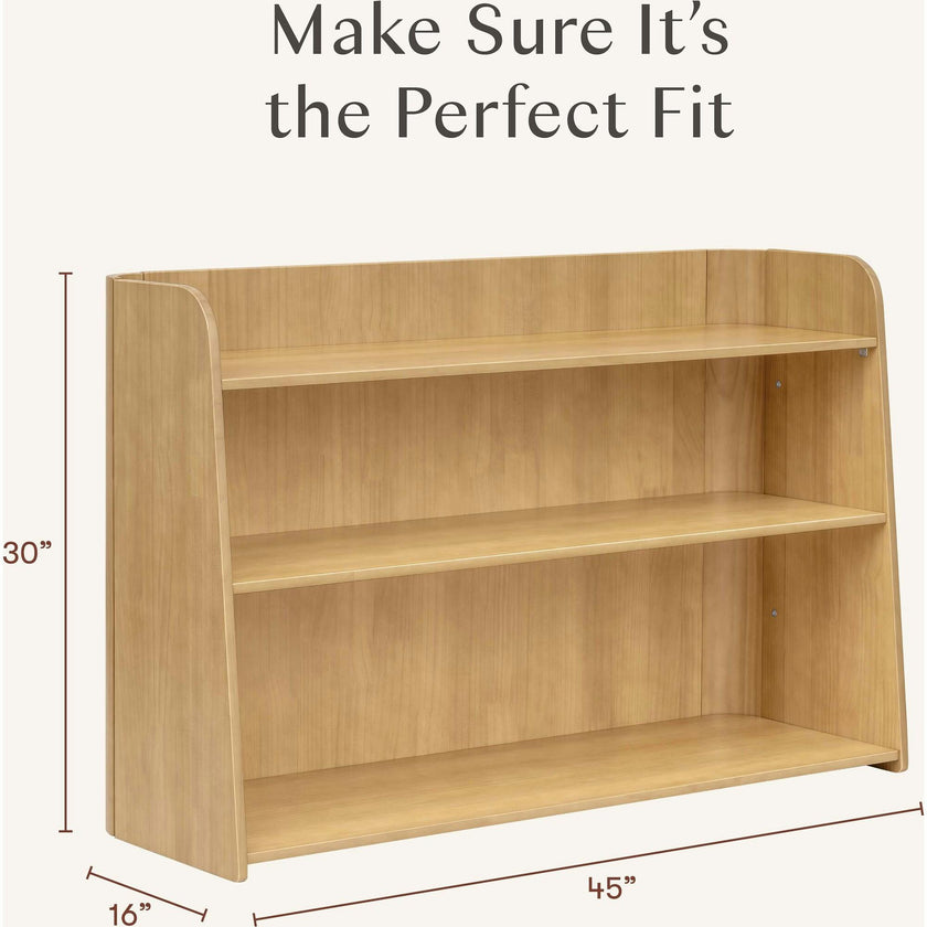 Melo Montessori-Inspired Bookcase in Honey