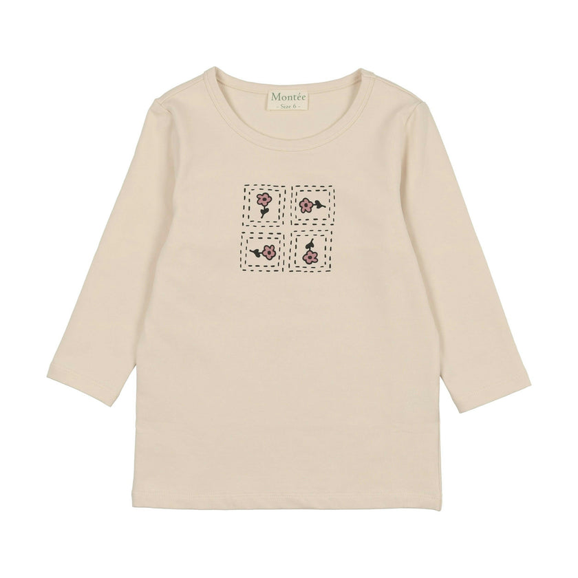Girls Boxy Belt Bag 3-Quarter Sleeve Shirt