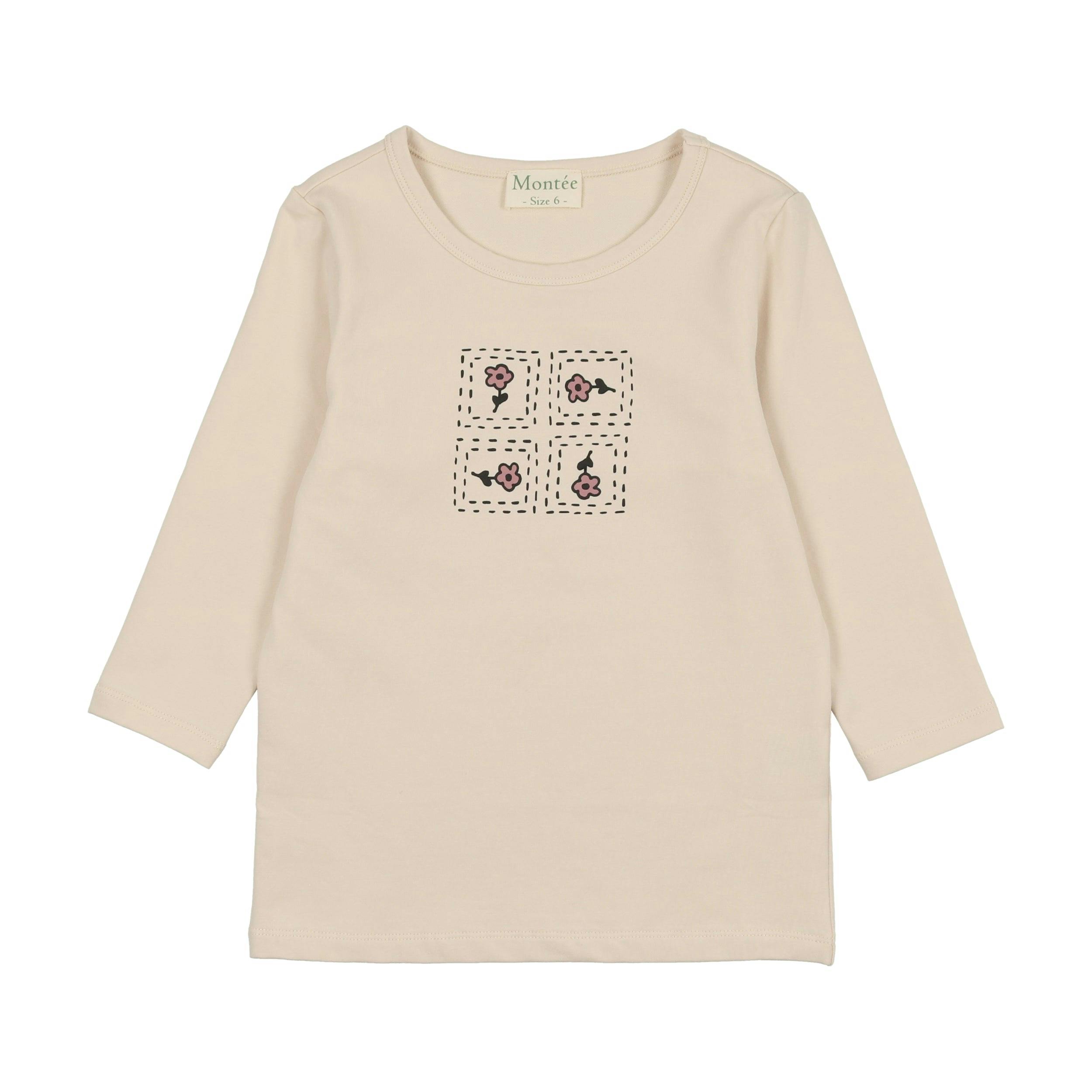 Girls Boxy Belt Bag 3-Quarter Sleeve Shirt