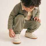 Organic Twill Joggers Pants - Olive