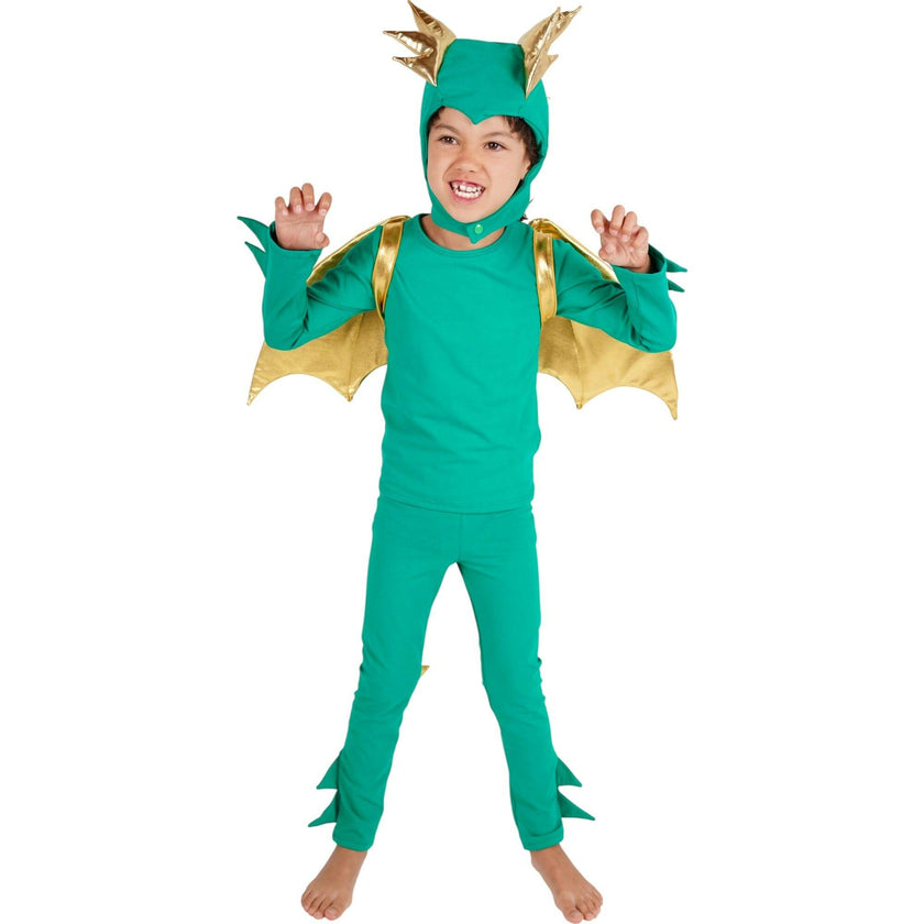 Emerald Sky Dragon Pajama Costume