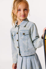 Sparkle Bows Denim Jacket