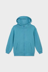Relaxed Cotton Zip Up Hoodie