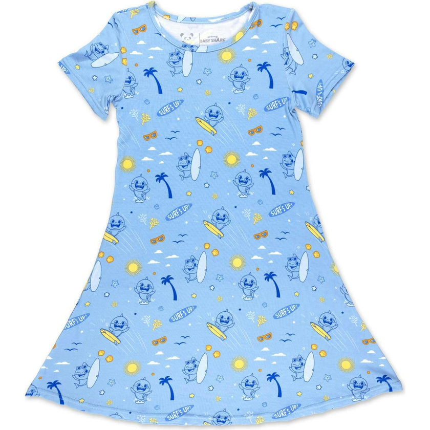 Baby Surf Girls' Short Sleeve Dress
