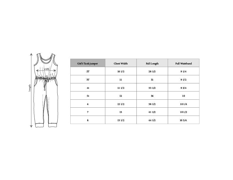 Girls Tank Jumper in Makeup