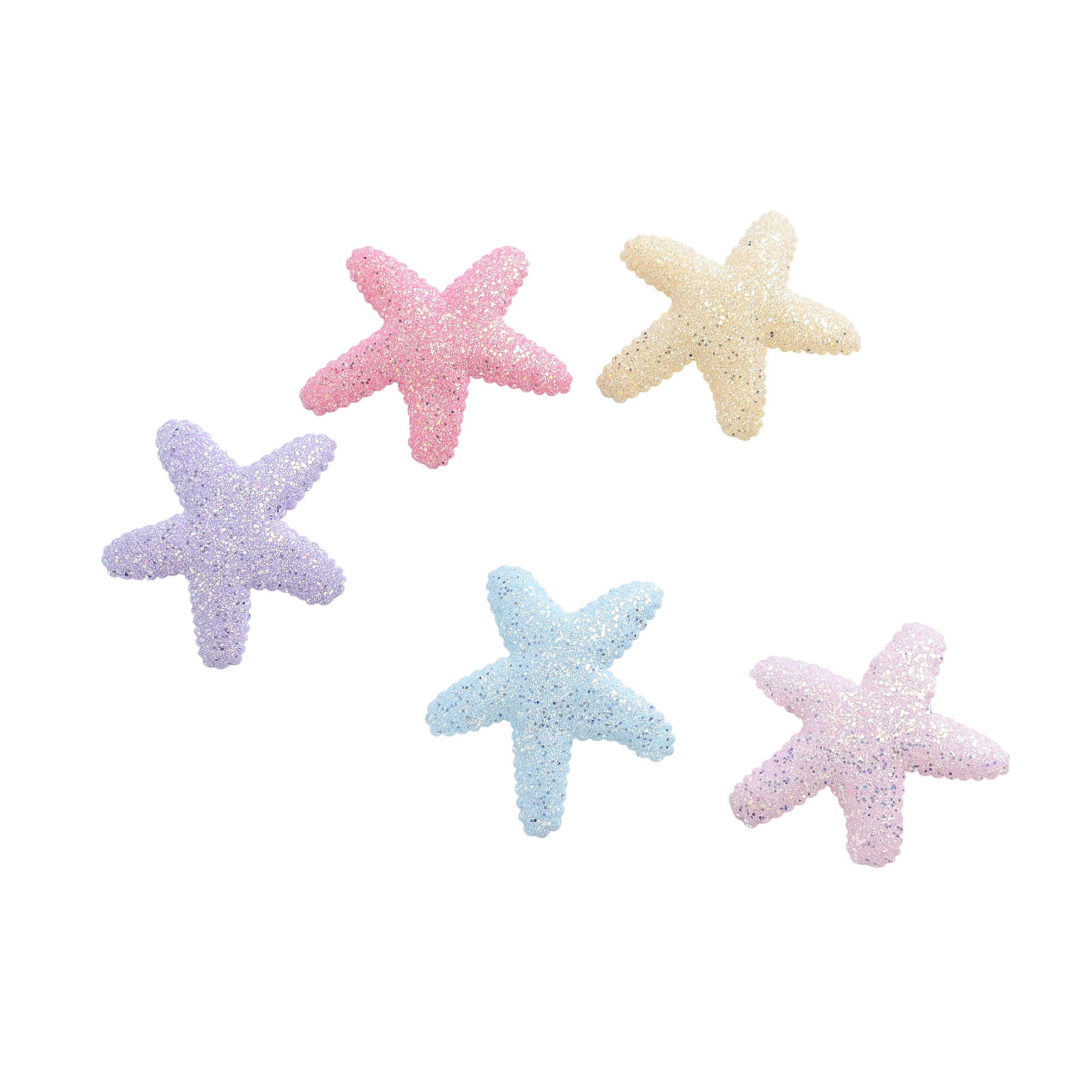 Textured Starfish Hair Clip Set