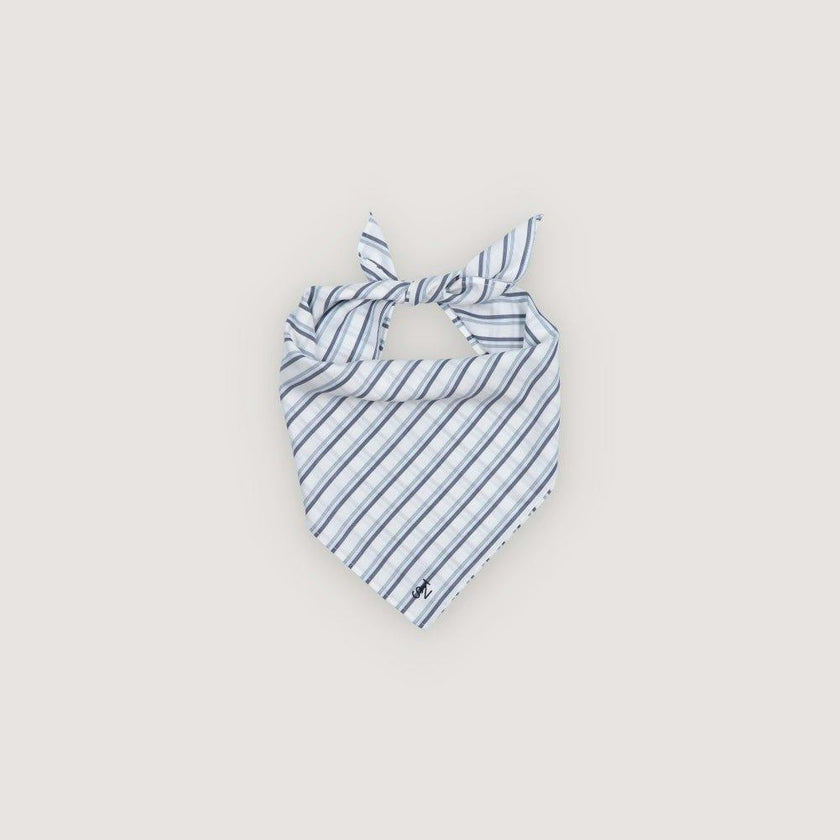 Estela Woman Neck Scarf Infinite Navy Stripes