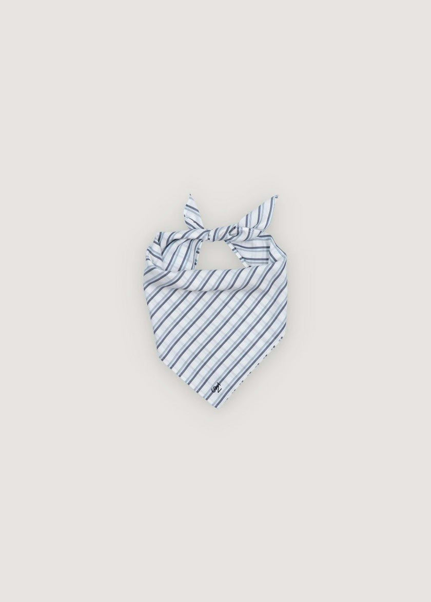 Estela Woman Neck Scarf Infinite Navy Stripes