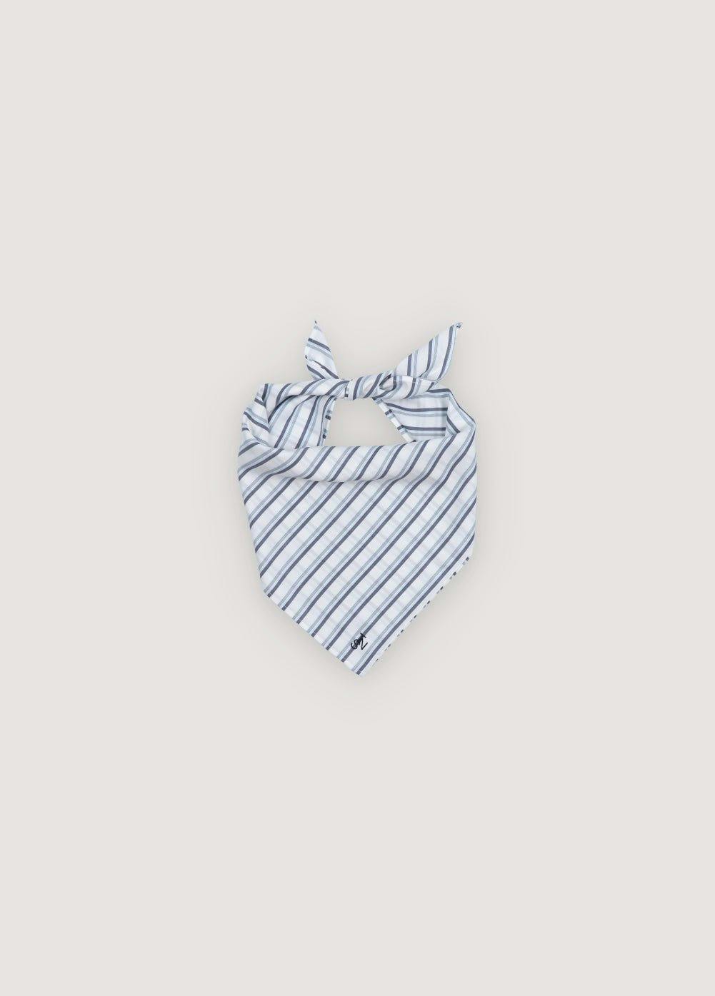 Estela Woman Neck Scarf Infinite Navy Stripes