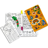 Let's Go! Activity & Coloring Kit - Robo Dinos - Activity Book Markers Postcards Stickers