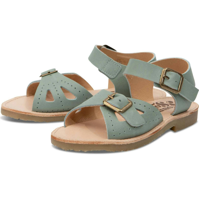Pearl Sandal Smokey Sage, Turquoise