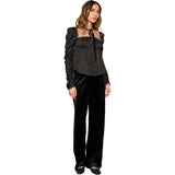 Women's Jin Velvet Wide Leg Pant