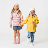 Recycled Waterproof Raincoat, Yellow