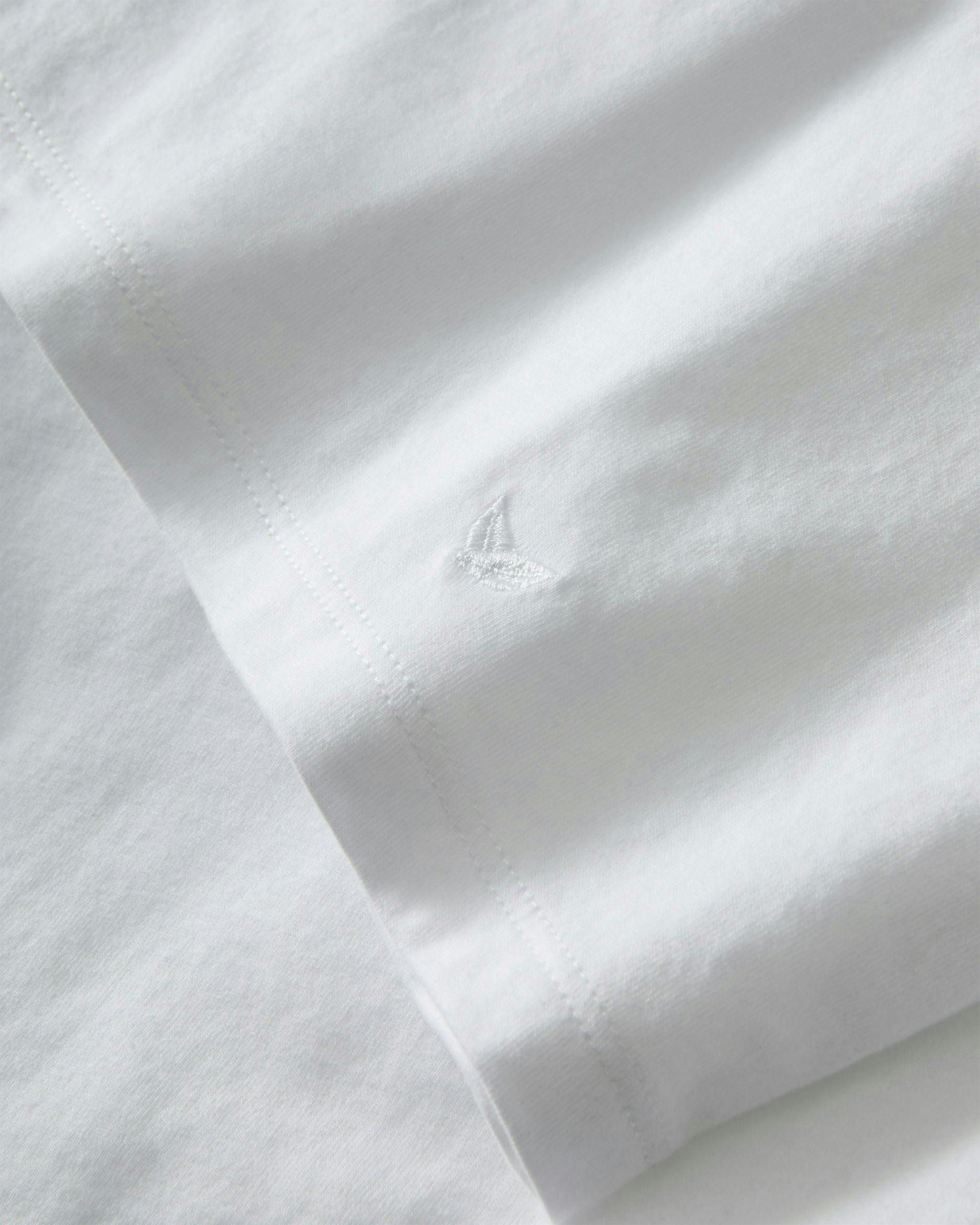 Women's Pima Essential Crew Neck Tee in White