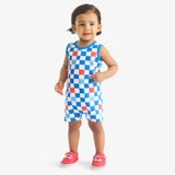 Clearance baby tank shortie in checkerboard