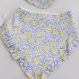 Lemons Pima Cotton Baby Bib