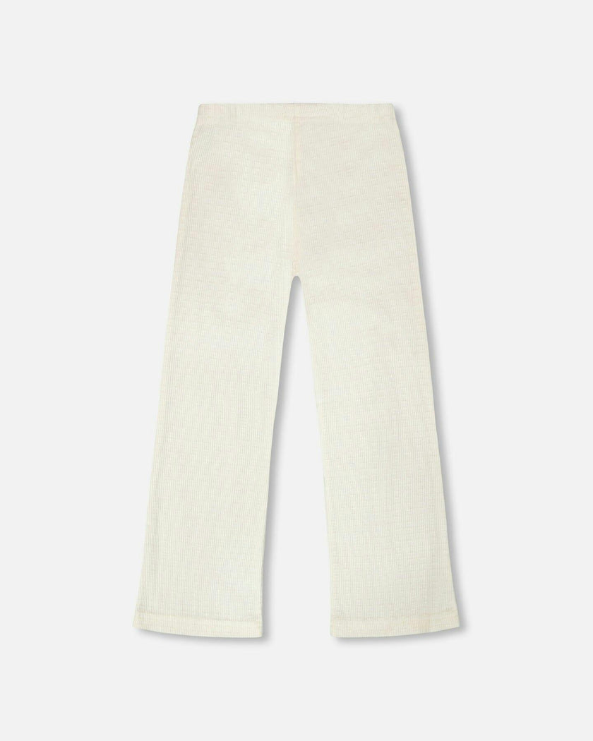Crinkle Jersey Leggings Off White