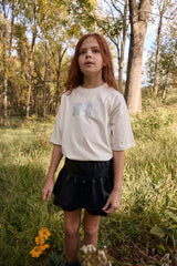 Relaxed Organic Cotton T-Shirt With SOW Print