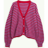 women's wool blend cardigan - berry bloom