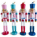 Nutcracker Ornaments Cotton Candy Set of 4