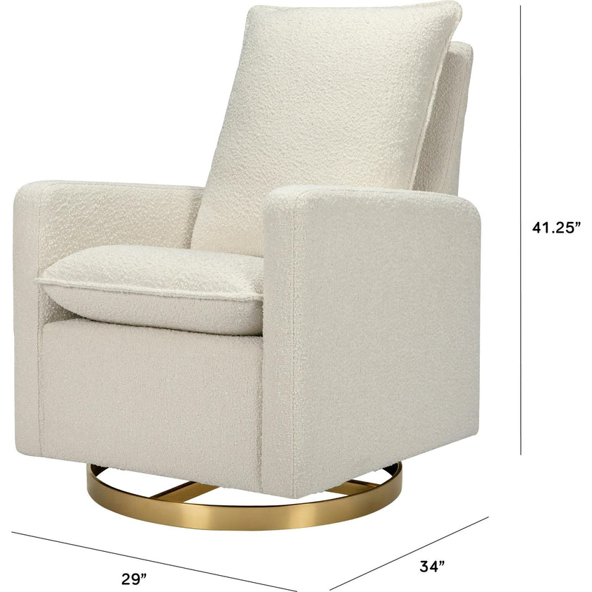 Cali Pillowback Swivel Glider