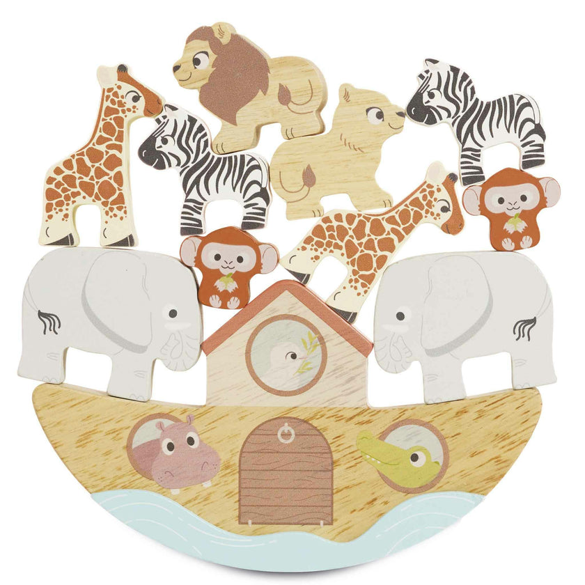 Wooden Balancing Ark Animal Stacker
