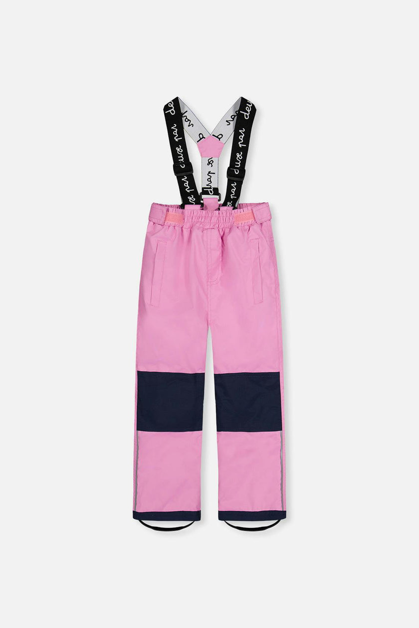 Light Weight Two Piece Chill Snowsuit Pink Blue and Mauve